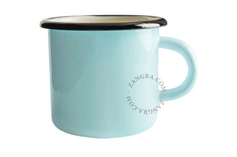 Unbreakable Blue Enamel Cup Zangra