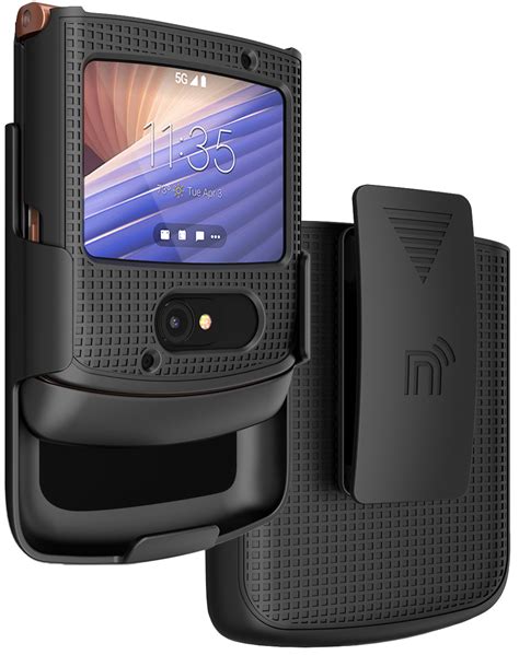 Hartschalenabdeckung Gürtelclip Holster Combo für Motorola RAZR 5G