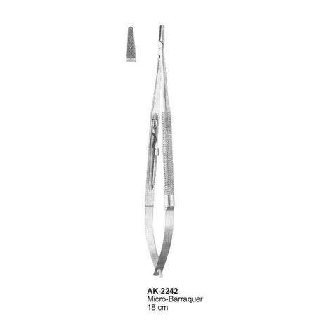 Micro Barraquer Needle Holders Akhyar Surgical