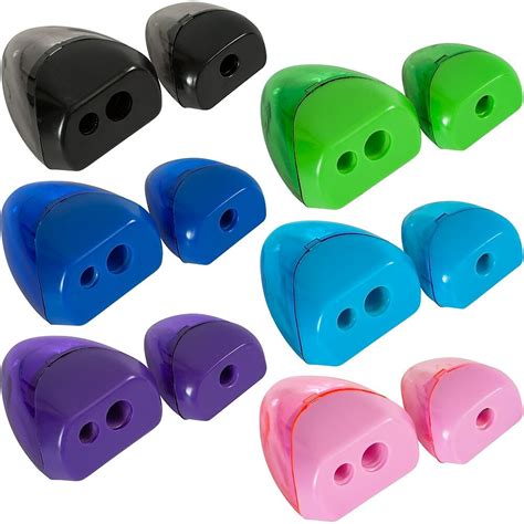 Staples Pencil Sharpeners Assorted Colours 2 Pack Staplesca