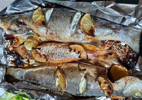 Rouget Et Loup De Mer Au Four De Un Amour De Cuisine Cookpad