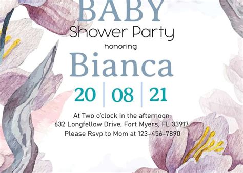 Free Printable Balloons Baby Shower Invitation Templates Beeshower