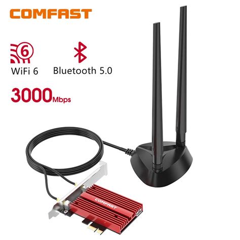 Comfast Cf Ax Plus Dual Band Mbps Wifi Pcie Dual Antenna