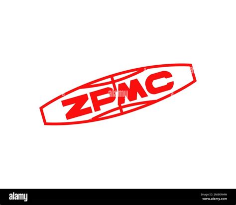 Zpmc Company Rotated Logo White Background Stock Photo Alamy