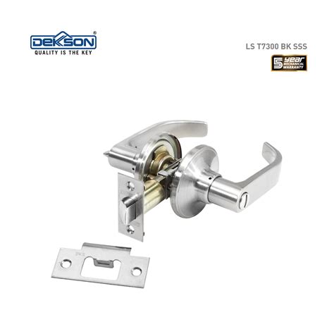 Lever Set Deluxe Ls T Bk Sss Dekkson Door Handle Closer