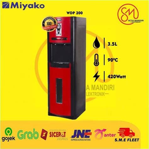 Jual ORIGINAL JNE MIYAKO WDP200 Dispenser Air Galon Bawah WDP 200