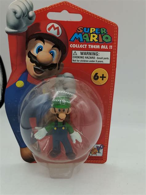 Nintendo Super Mario Mini Figure Collection Series 1 Luigi New 2007