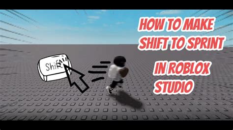 How To Make A Shift To Sprint In Roblox Studio Youtube