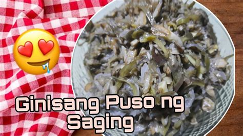 Subukan Mo Itong Gawin Sa Puso Ng Saging Masarap Pala Youtube