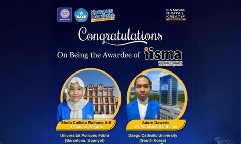 Dua Mahasiswa Kampus Universitas BSI Lolos Program IISMA 2024