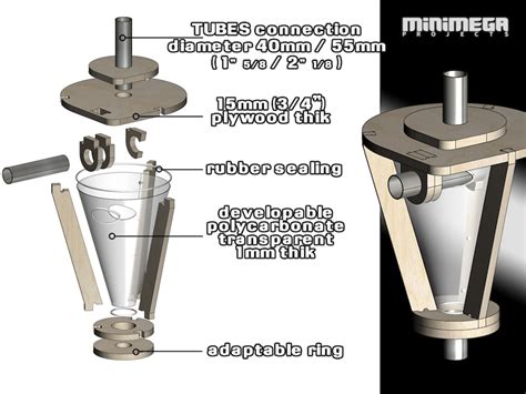 Cyclonic Dust Collector Cyclone Separator Cnc Dust Collector File