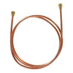 TUBO FLEXIBLE PARA GAS NATURAL O LP 200 X 8 CM BRONCE COFLEX The