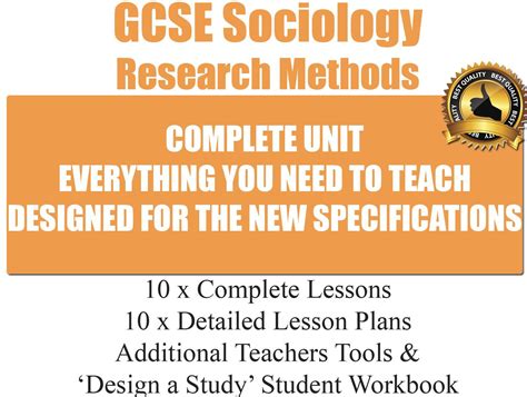 Research Methods Lessons Gcse Sociology Teaching Resources