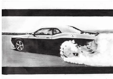 Dodge Challenger BURNOUT by mehmetmumtaz on DeviantArt