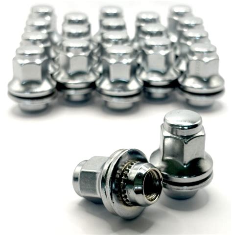 Jaguar XKR Alloy Wheel Nuts With Solid Head M12 X 1 5 19mm Hex Flat