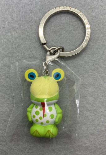 Disney Vinylmation Jr Frog It S A Small World Keychain Key Ring Series