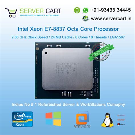 Intel Xeon E7-8837 Octa Core Processor SLC3N - ServerCart