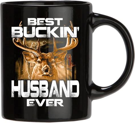 Dhbubble Best Buckin Husband Ever Mug Deer Hunting Bucking