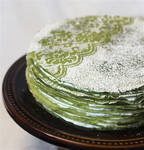 Recipe 21 Layer Matcha Mille Crêpe Pretty Cake Machine