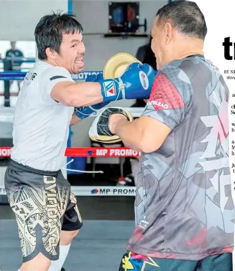 Pacquiao In Training Mode Pressreader