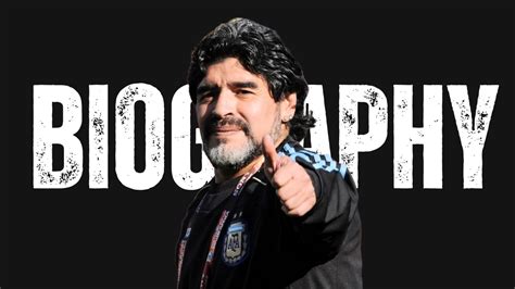 Diego Maradona Biography And Personal Life Youtube