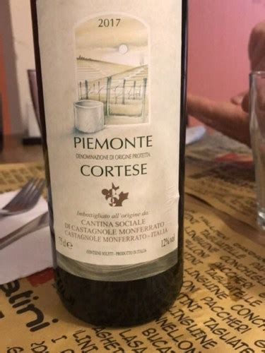 Castagnole Monferrato Cortese Vivino US