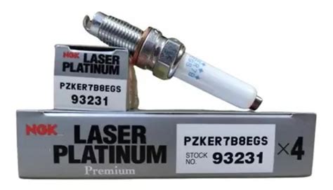 Bujía Ngk Laser Platino Número Pzker7b8egs Stock 93231 Envío gratis