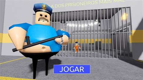 Escapei Do Policial Gord O Na Pris O Do Roblox Barry S Prison Run