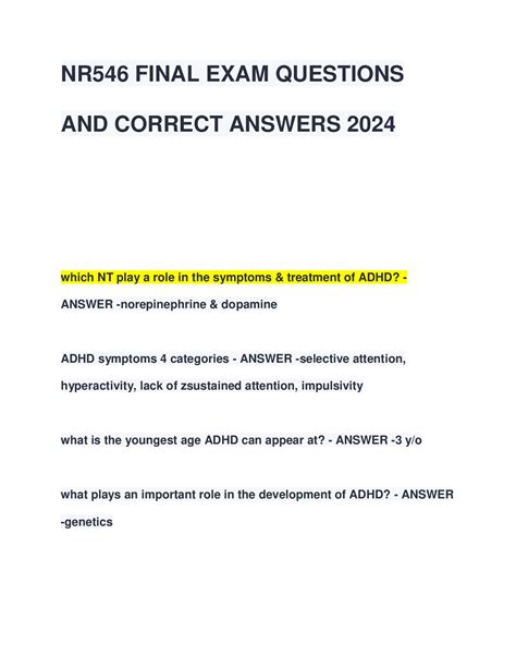 Nr Final Exam Questions And Correct Answers Docmerit