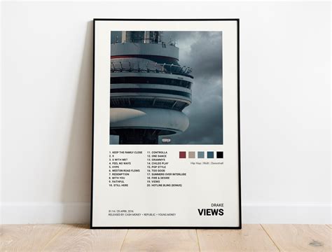 Drake - Views Album Cover Poster | Architeg Prints