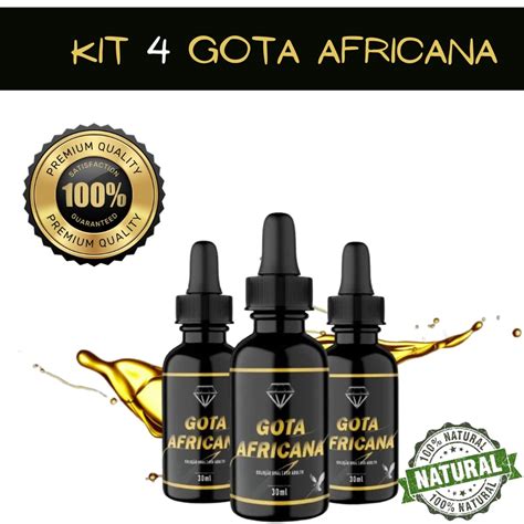 4 Gota Africana Original Super Potente Shopee Brasil