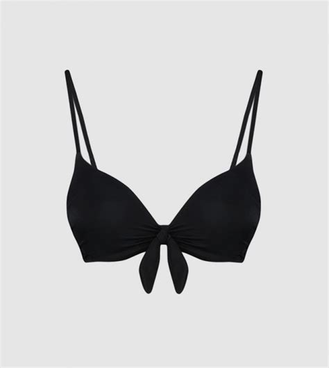 Buy Trendyol Solid Balconette Strappy Bikini Top In Black 6thStreet UAE