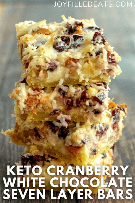 This White Chocolate Cranberry Seven Layer Bars Recipe Is Pure Food