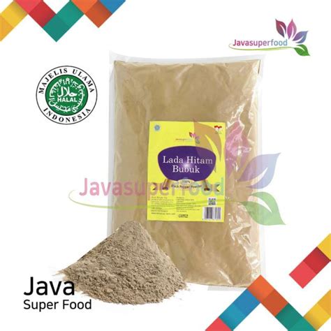 Jual Lada Hitam Bubuk Black Pepper Powder Kg Di Seller Java Superfood