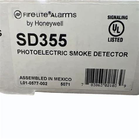 Photoelectric Plastic Firelite Smoke Detector Sd355 At Rs 2450 In Kolkata