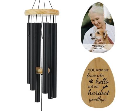 Memorial Tribute Wind Chime Listen And Know I Am Near Authentic