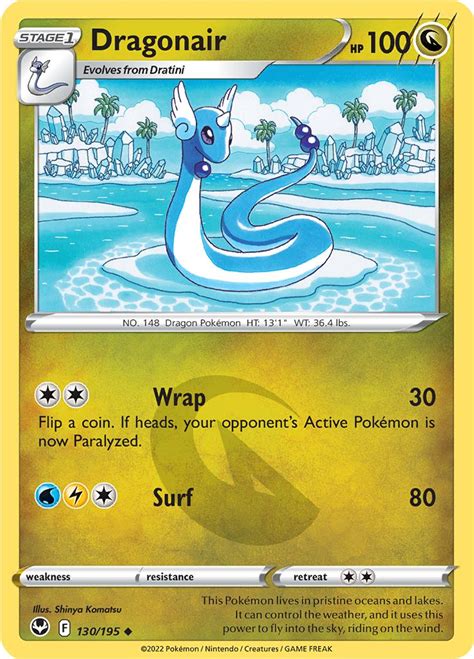 Serebii Net Pok Mon Card Database Silver Tempest Dragonair