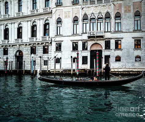 Gondola at Night Venice Italy Photograph by M G Whittingham - Pixels