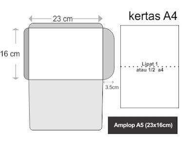 Ukuran Amplop Untuk Kertas A4 - IMAGESEE