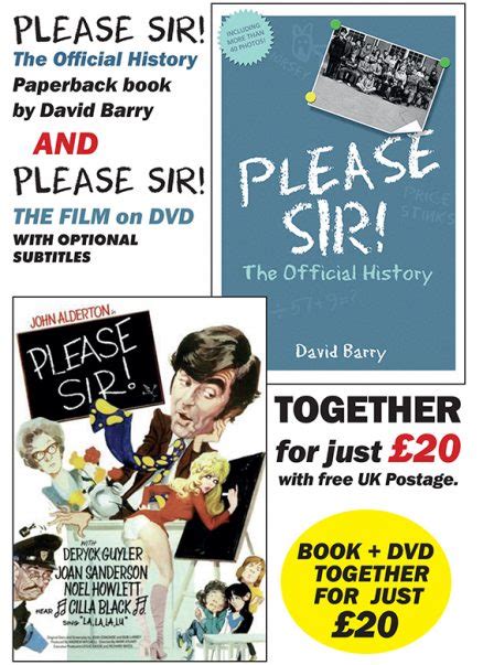 PLEASE SIR! the book AND PLEASE SIR! the film TOGETHER for £20 – Renown Films