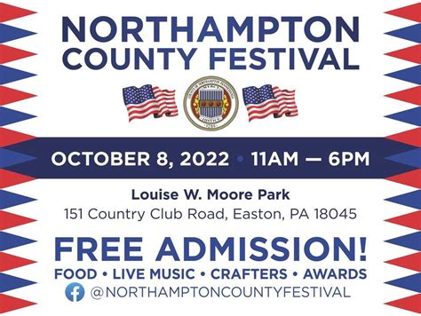 Northampton County Festival Louise W Moore Park Easton Pa October