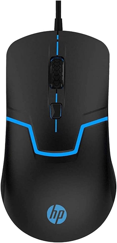 HP Gaming Optical Mouse With LED Backlight 1000 1600 DPI Adjustable 3