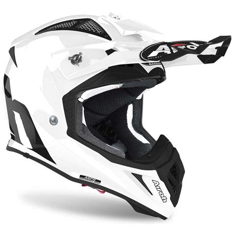 Airoh Capacete Motocross Aviator Ace Color Branco Motardinn