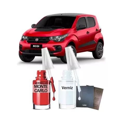 Tinta Tira Risco Fiat Mobi Vermelho Monte Carlo Mercadolivre