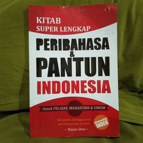 Buku Peribahasa And Pantun Indonesia Buku And Alat Tulis Buku Di Carousell