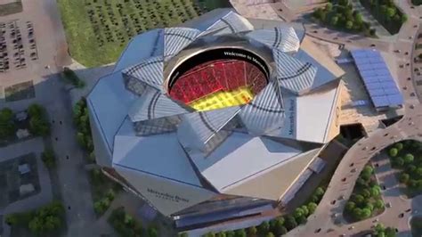 Preview Of The New Mercedes Benz Stadium Youtube