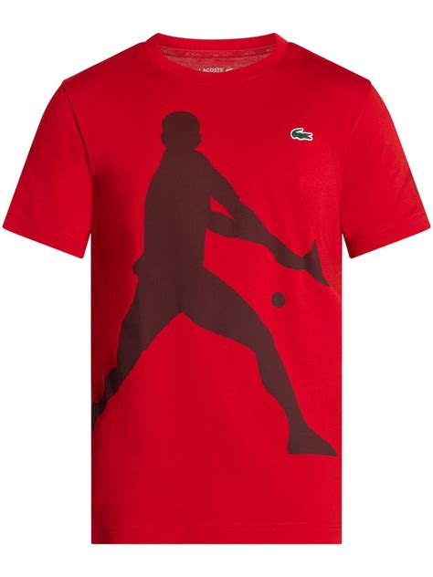 Lacoste Playera Con Estampado Gr Fico De Lacoste X Novak Djokovic