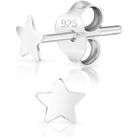 Dtpsilver Petits Clous Puces D Oreilles En Argent Fin Plaqu Or