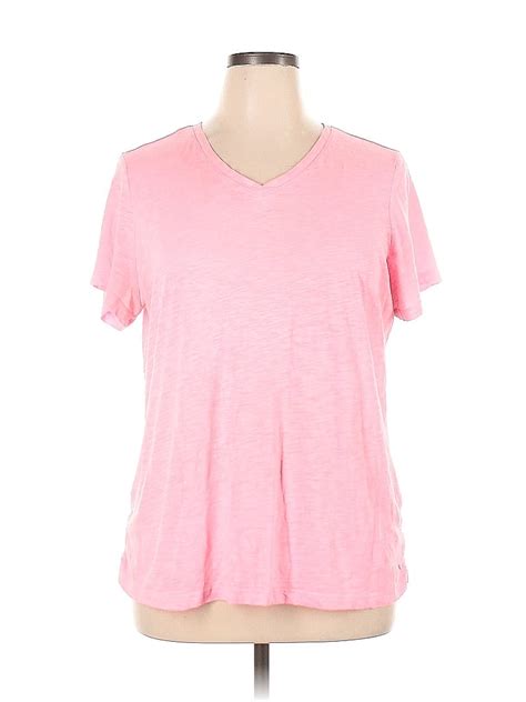 Danskin Now Pink Short Sleeve T Shirt Size 1x Plus 15 Off Thredup