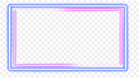 Webcam Overlay Neon Png Transparent Webcam Overlay Neon Border Blue